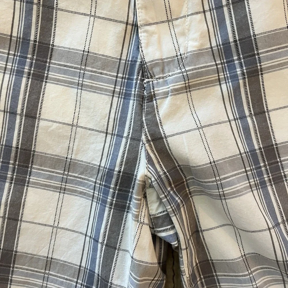 Weatherproof Plaid Shorts Mens Casual Flat Front Golf Shorts‎